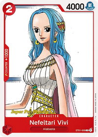 Nefeltari Vivi - Super Pre-Release Starter Deck 1: Straw Hat Crew (ST-01 PRE) #ST01-009 - Common One Piece Trading Card