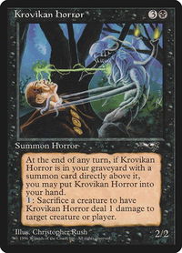 Krovikan Horror - Alliances (ALL) #53 - Rare Magic: The Gathering Trading Card