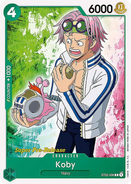 Koby - Super Pre-Release Starter Deck 2: Worst Generation One Piece trading card