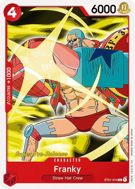 Franky - Super Pre-Release Starter Deck 1: Straw Hat Crew One Piece trading card
