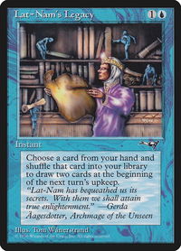 Lat-Nam's Legacy (Scroll) - Alliances (ALL) #30a - Common Magic: The Gathering Trading Card
