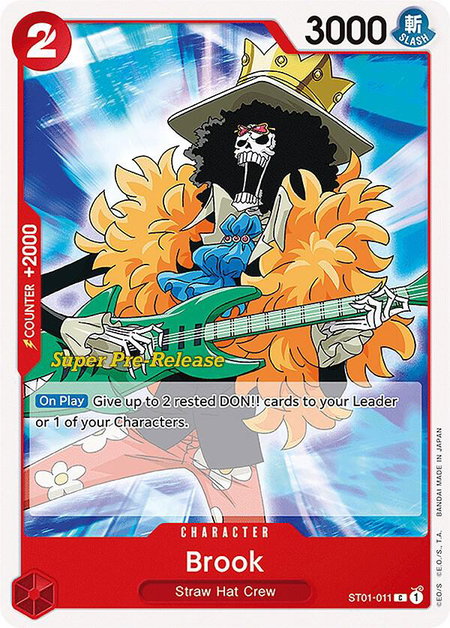 Brook - Super Pre-Release Starter Deck 1: Straw Hat Crew One Piece trading card