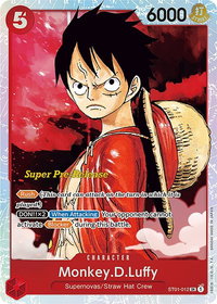 Monkey.D.Luffy (012) - Super Pre-Release Starter Deck 1: Straw Hat Crew (ST-01 PRE) #ST01-012 - Super Rare One Piece Trading Card