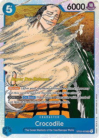 Crocodile (003) - Super Pre-Release Starter Deck 3: The Seven Warlords of the Sea (ST-03 PRE) #ST03-003 - Super Rare One Piece Trading Card