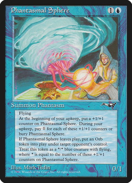 Phantasmal Sphere - Alliances Magic: The Gathering trading card
