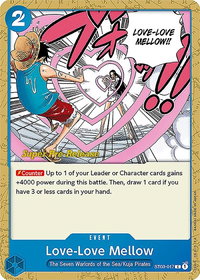 Love-Love Mellow - Super Pre-Release Starter Deck 3: The Seven Warlords of the Sea (ST-03 PRE) #ST03-017 - Common One Piece Trading Card
