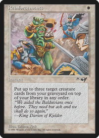 Reinforcements (Orc) - Alliances (ALL) #12a - Common Magic: The Gathering Trading Card