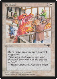 Reprisal (Red Dragon) - Alliances (ALL) #13a - Common Magic: The Gathering Trading Card