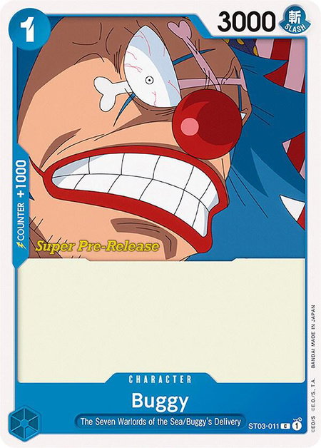 Buggy - Super Pre-Release Starter Deck 3: The Seven Warlords of the Sea One Piece trading card