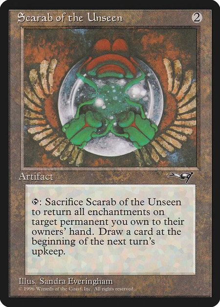 Scarab of the Unseen - Alliances Magic: The Gathering trading card