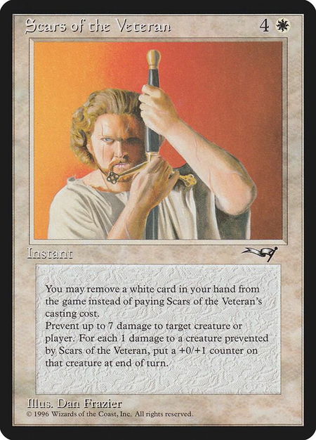 Scars of the Veteran - Alliances Magic: The Gathering trading card