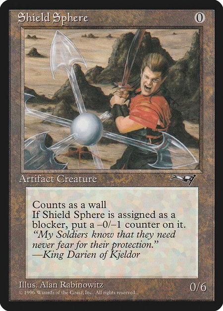 Shield Sphere - Alliances Magic: The Gathering trading card