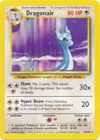 Dragonair - Base Set (BS) #018/102 - Rare Pokémon Trading Card