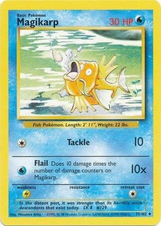 Magikarp - Base Set Pokémon trading card