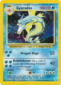 Gyarados - Base Set (BS) #006/102 - Holo Rare Pokémon Trading Card