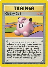 Clefairy Doll - Base Set (BS) #070/102 - Rare Pokémon Trading Card