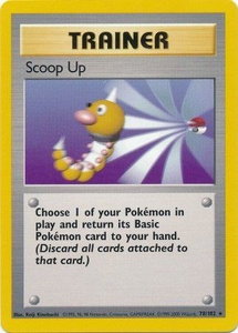 Scoop Up - Base Set (BS) #078/102 - Rare Pokémon Trading Card