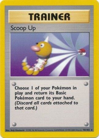 Scoop Up - Base Set Pokémon trading card