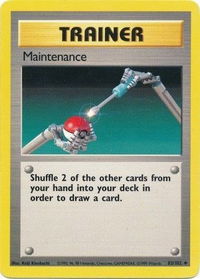 Maintenance - Base Set (BS) #083/102 - Uncommon Pokémon Trading Card