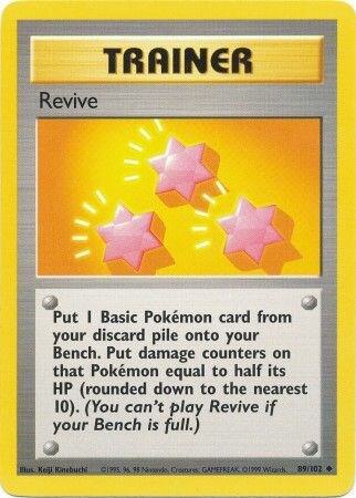 Revive - Base Set Pokémon trading card