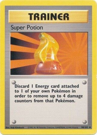 Super Potion - Base Set Pokémon trading card