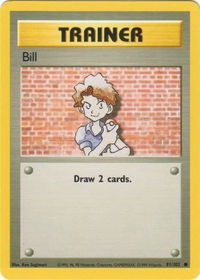 Bill - Base Set (BS) #091/102 - Common Pokémon Trading Card