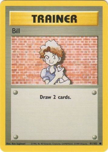 Bill - Base Set Pokémon trading card