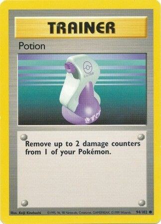Potion - Base Set Pokémon trading card