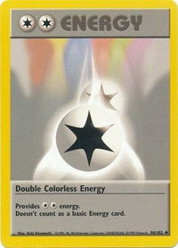 Double Colorless Energy - Base Set (BS) #096/102 - Uncommon Pokémon Trading Card