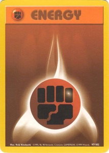 Fighting Energy - Base Set (BS) #097/102 - Common Pokémon Trading Card
