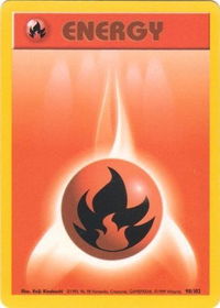 Fire Energy - Base Set (BS) #098/102 - Common Pokémon Trading Card