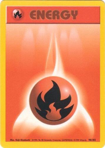 Fire Energy - Base Set Pokémon trading card