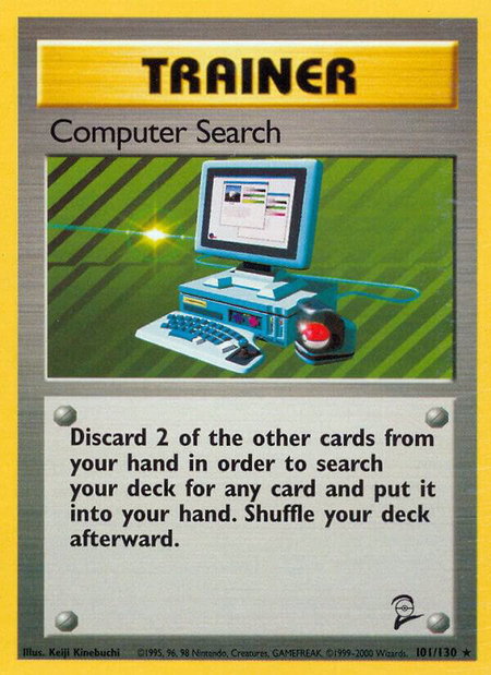 Computer Search - Base Set 2 Pokémon trading card