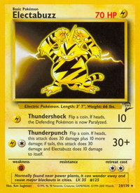 Electabuzz - Base Set 2 (BS2) #024/130 - Rare Pokémon Trading Card