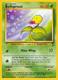 Bellsprout - Base Set 2 (BS2) #066/130 - Common Pokémon Trading Card