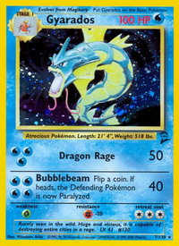 Gyarados - Base Set 2 (BS2) #007/130 - Holo Rare Pokémon Trading Card