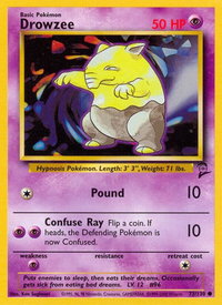 Drowzee - Base Set 2 (BS2) #073/130 - Common Pokémon Trading Card