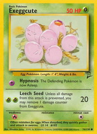 Exeggcute - Base Set 2 (BS2) #074/130 - Common Pokémon Trading Card
