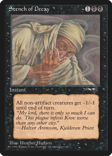 Stench of Decay - Alliances Magic: The Gathering trading card