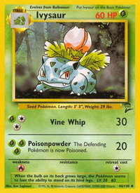 Ivysaur - Base Set 2 (BS2) #044/130 - Uncommon Pokémon Trading Card