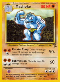 Machoke - Base Set 2 (BS2) #049/130 - Uncommon Pokémon Trading Card