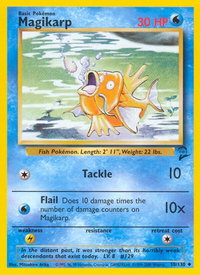 Magikarp - Base Set 2 (BS2) #050/130 - Uncommon Pokémon Trading Card