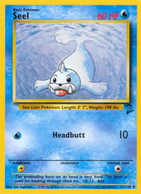 Seel - Base Set 2 (BS2) #061/130 - Uncommon Pokémon Trading Card