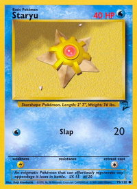 Staryu - Base Set 2 (BS2) #095/130 - Common Pokémon Trading Card