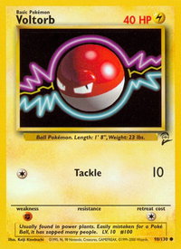 Voltorb - Base Set 2 (BS2) #098/130 - Common Pokémon Trading Card