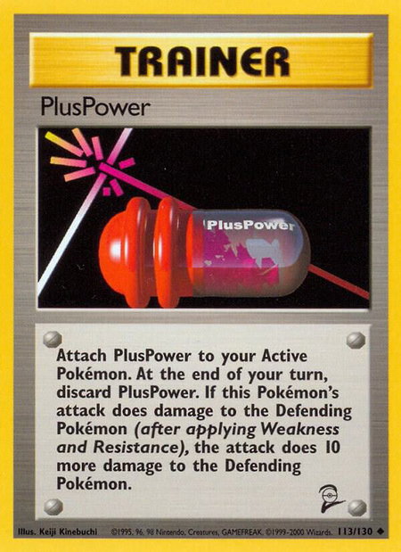 PlusPower - Base Set 2 Pokémon trading card