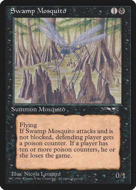 Swamp Mosquito (Brown Trees) - Alliances Magic: The Gathering trading card