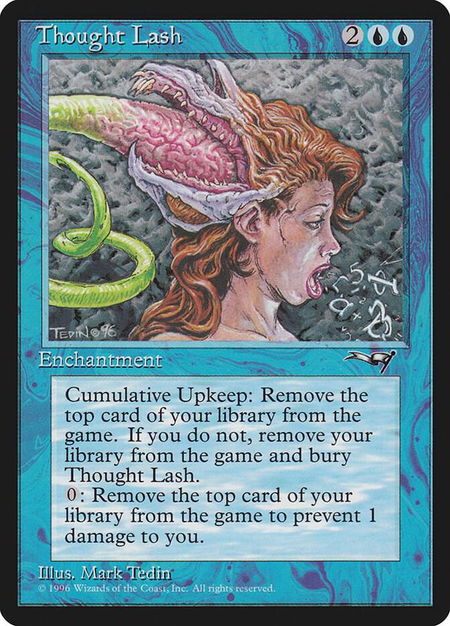Thought Lash - Alliances Magic: The Gathering trading card