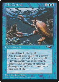 Tidal Control - Alliances (ALL) #40 - Rare Magic: The Gathering Trading Card