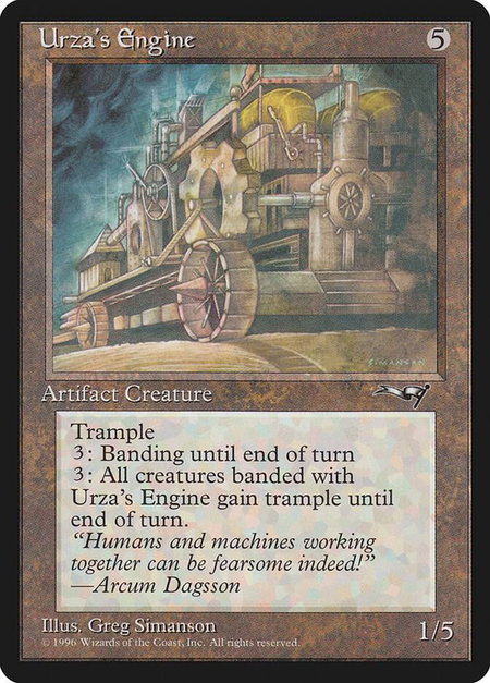 Urza's Engine - Alliances Magic: The Gathering trading card